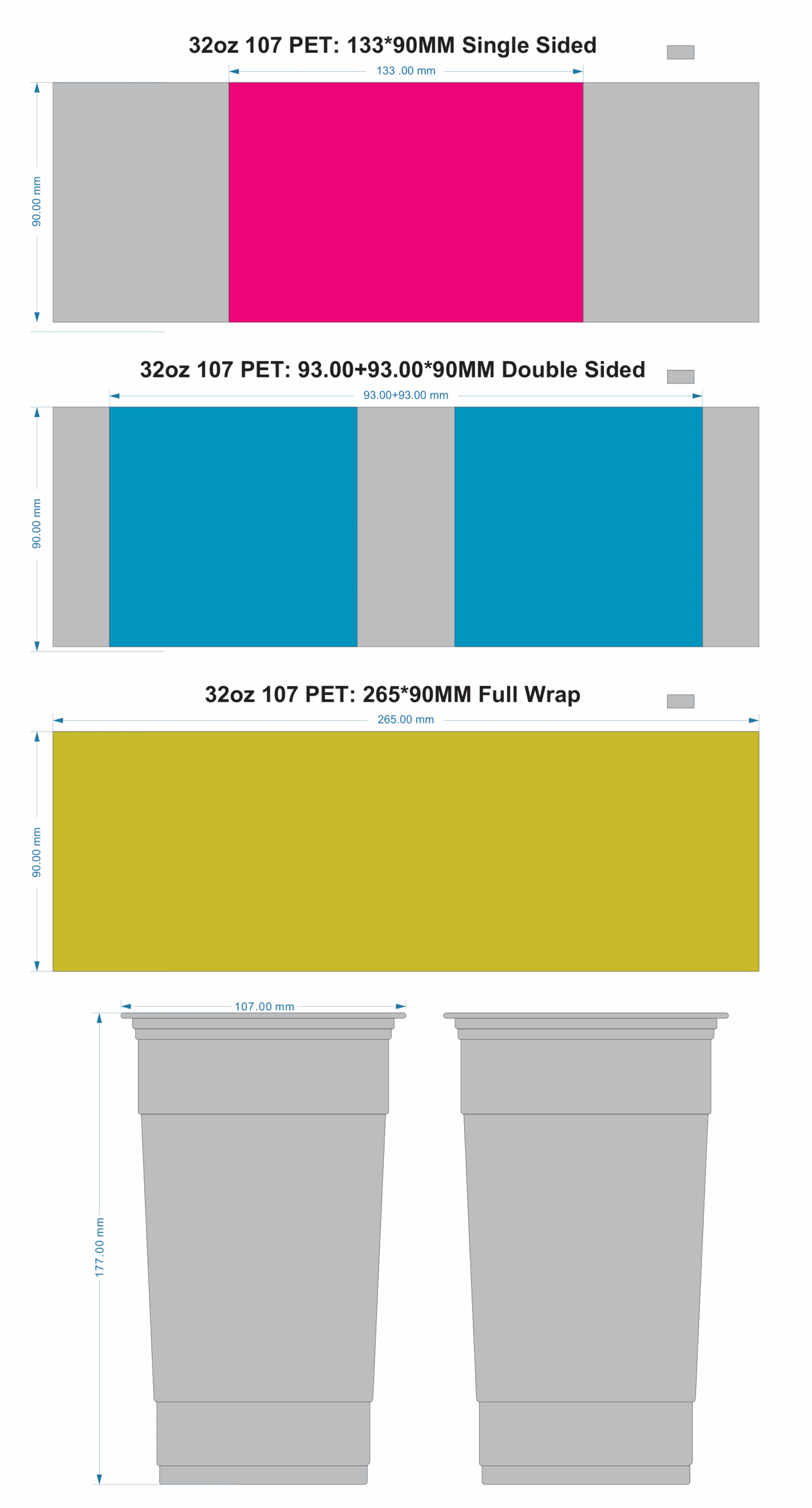 32 oz Plastic Cup - Image 5